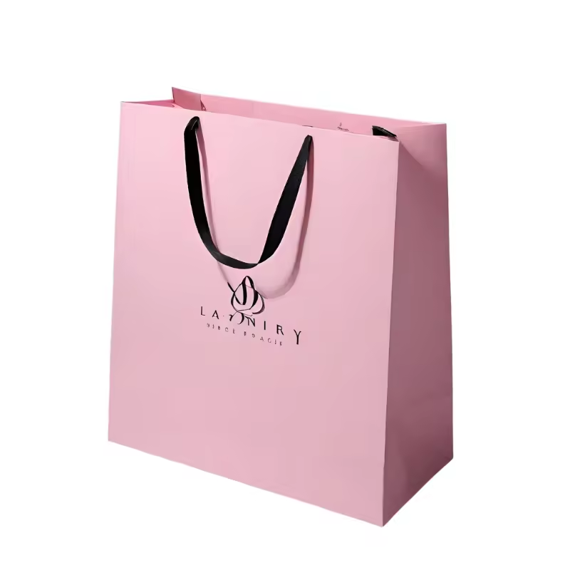 Customized sustainable paper shopping bag